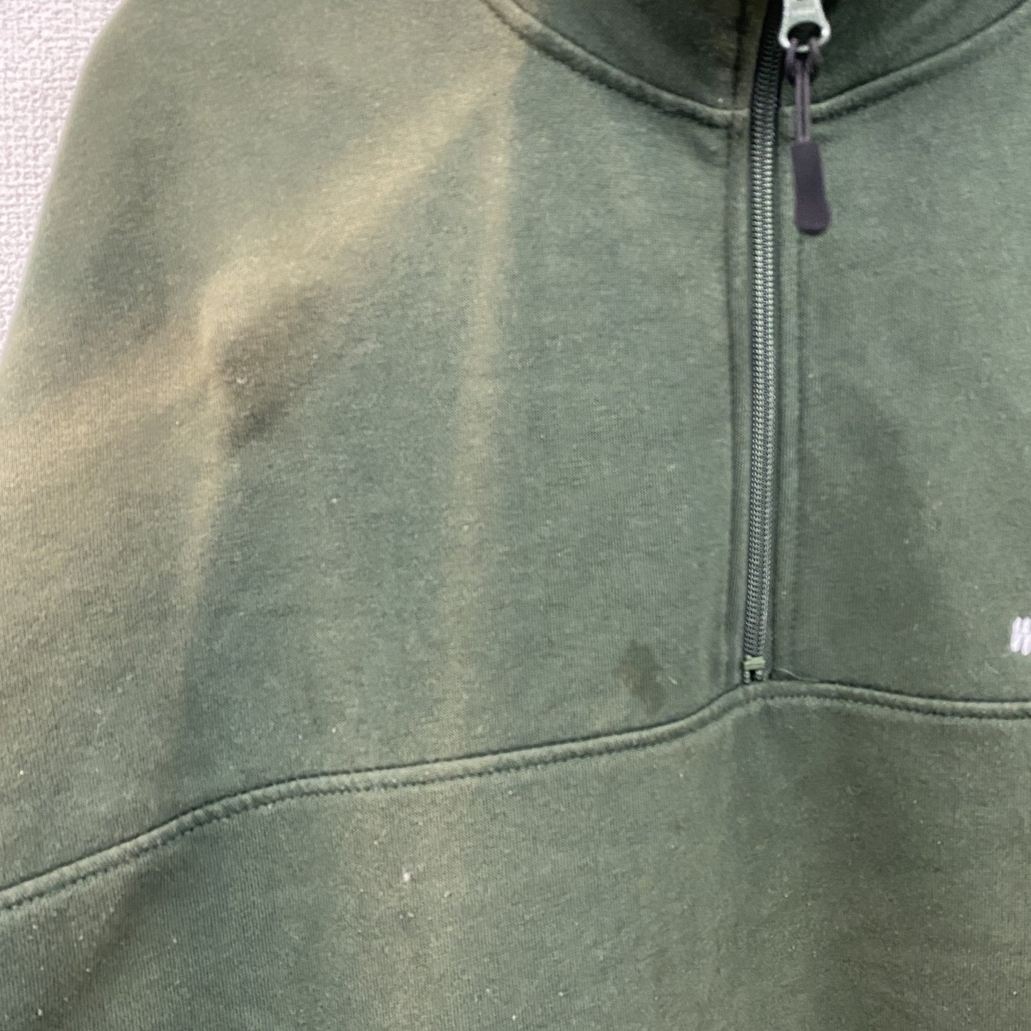 WILD THINGS　ワイルドシングス　ハーフジップスウェット/トレーナー　深緑　ディープグリーン　Lサイズ