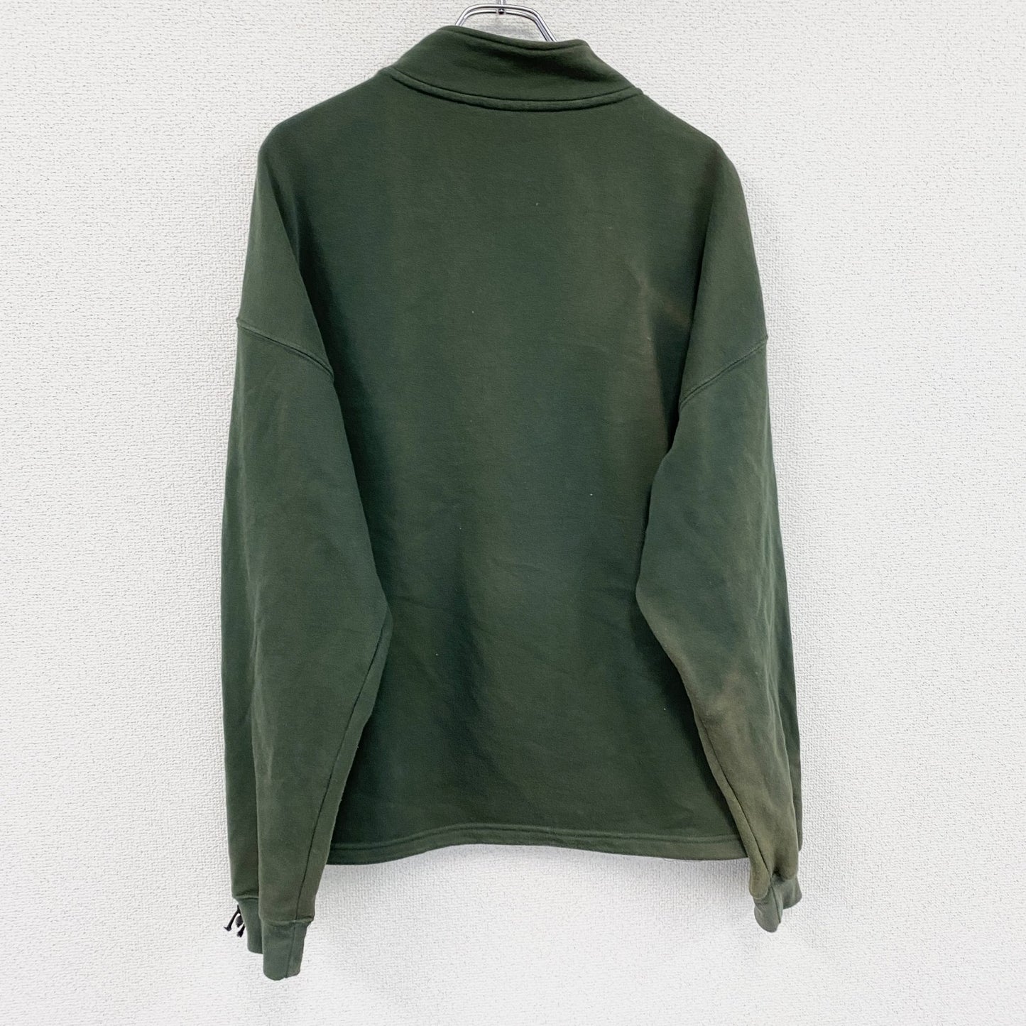 WILD THINGS　ワイルドシングス　ハーフジップスウェット/トレーナー　深緑　ディープグリーン　Lサイズ