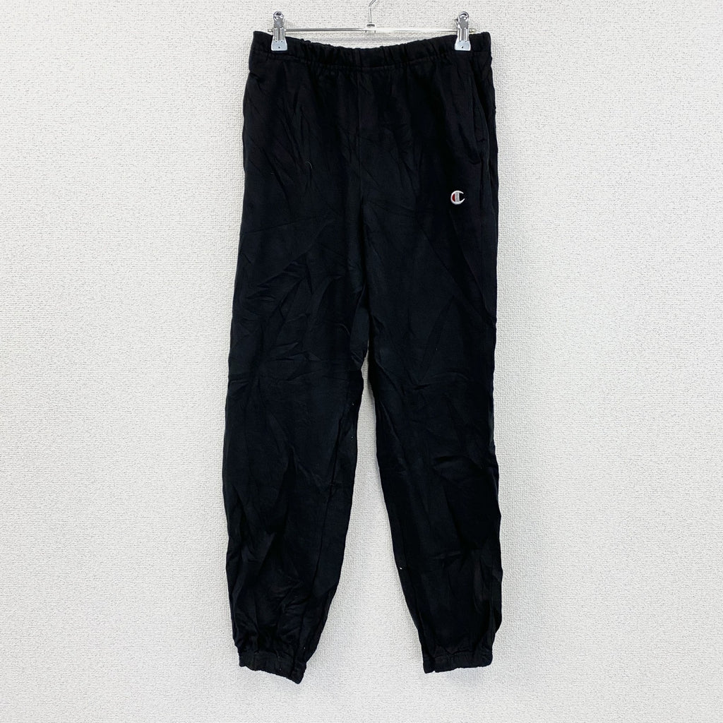 Champion　チャンピオン　リバースウィーブ　スウェットパンツ　黒　ブラック　Mサイズ　古着