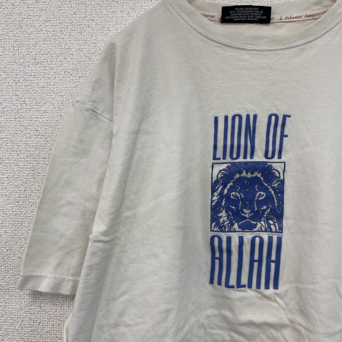 Islamic Impressions　半袖プリントTシャツ　白　ホワイト　Lサイズ