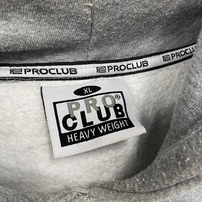 PRO CLUB　プロクラブ　スウェットパーカー/フーディー　灰色　グレー　XLサイズ