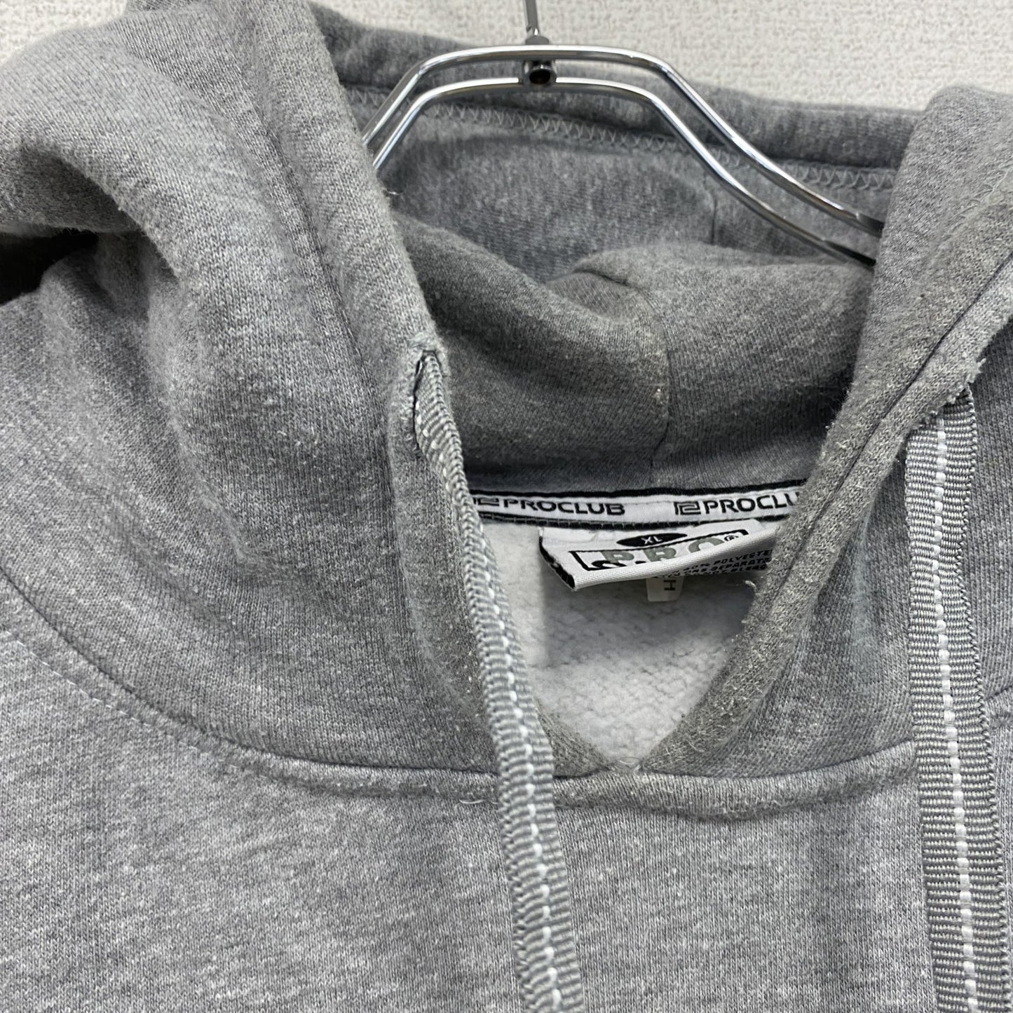 PRO CLUB　プロクラブ　スウェットパーカー/フーディー　灰色　グレー　XLサイズ