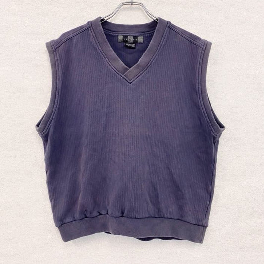 00s　NIKE GOLF　ナイキゴルフ　コットンニットベスト　ヴィンテージ　紺　ネイビー　Lサイズ