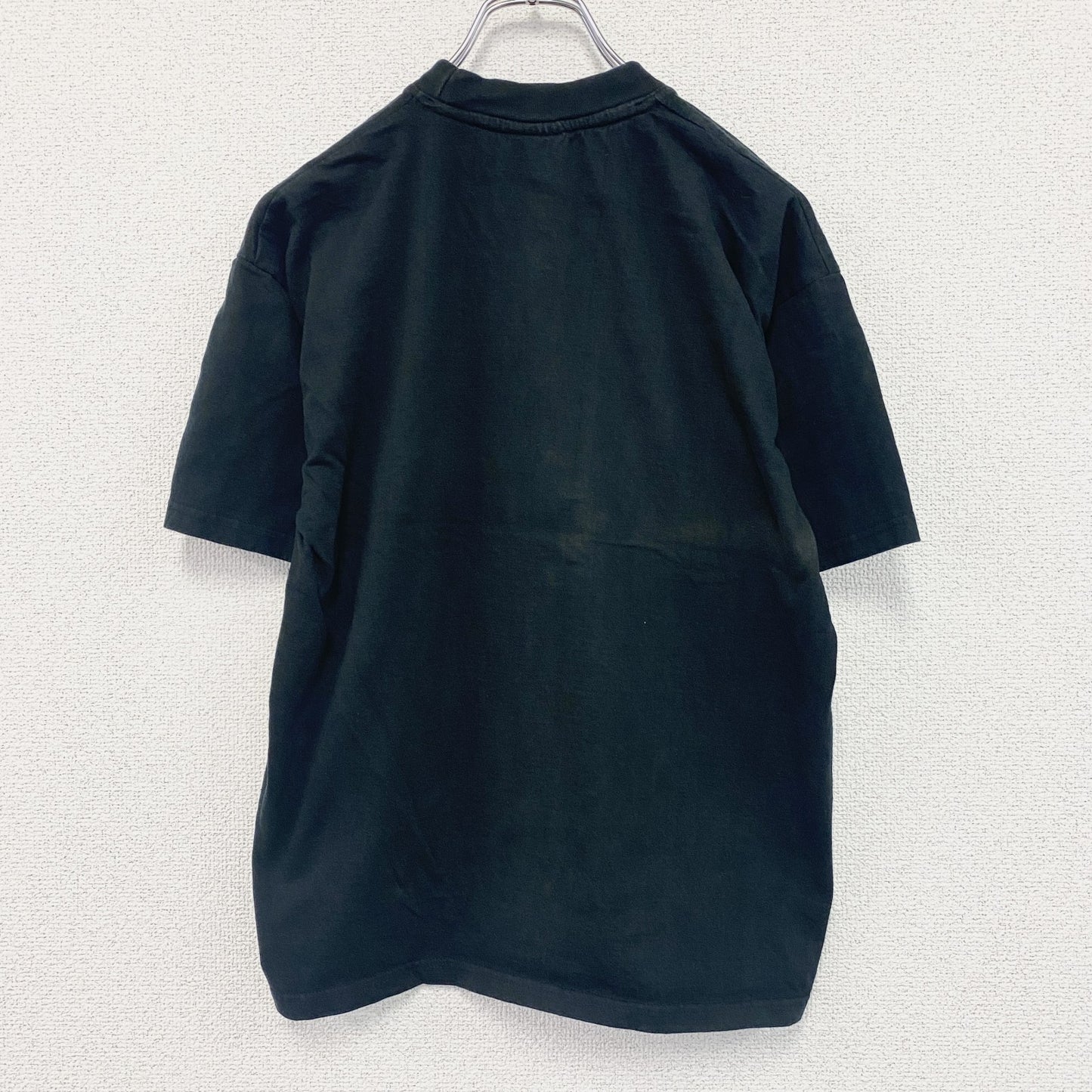 B＆C　半袖プリントTシャツ　ユーロ　黒　ブラック　Sサイズ