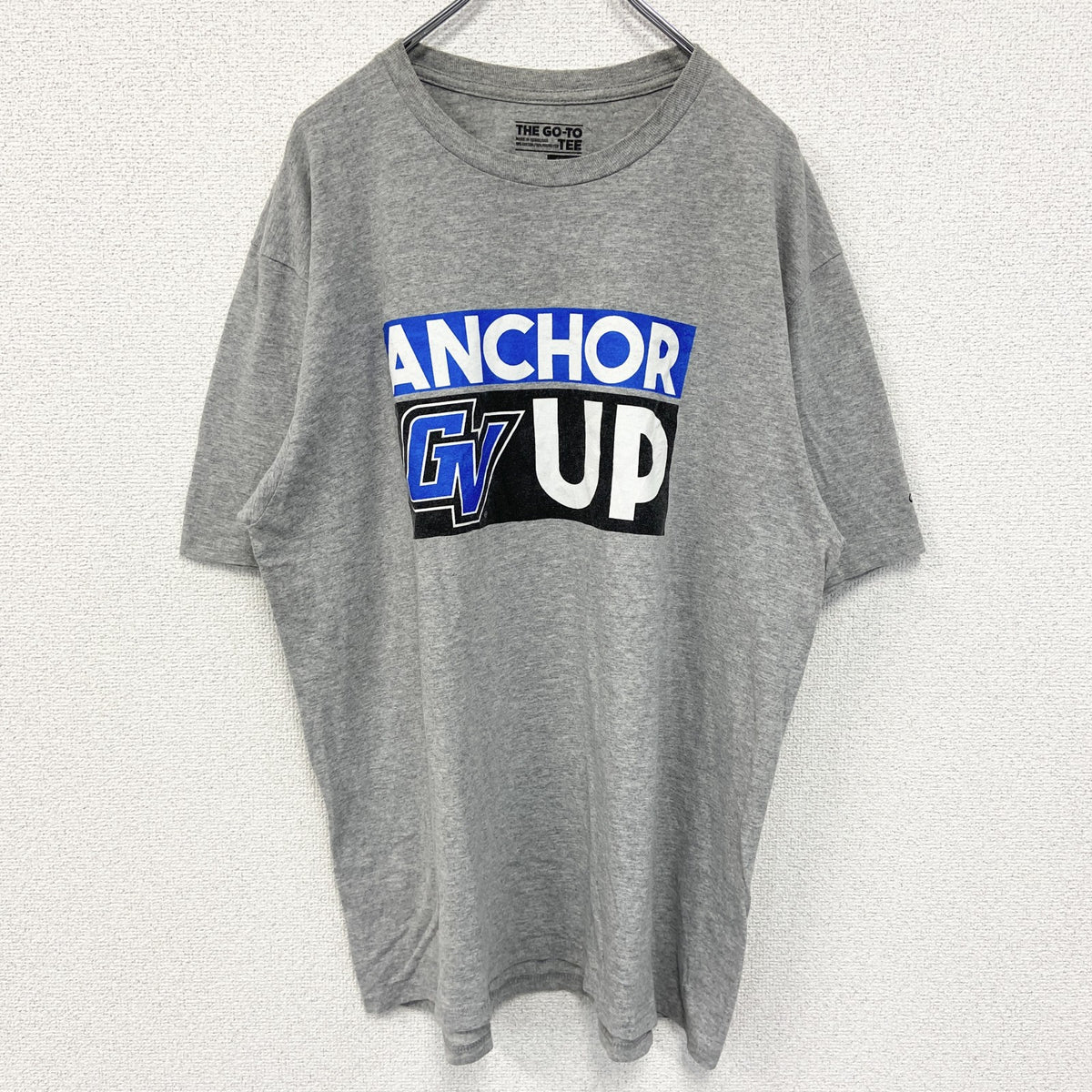adidas アディダス　半袖プリントＴシャツ　クルーネック　灰色　グレー　evolve　XLサイズ　古着