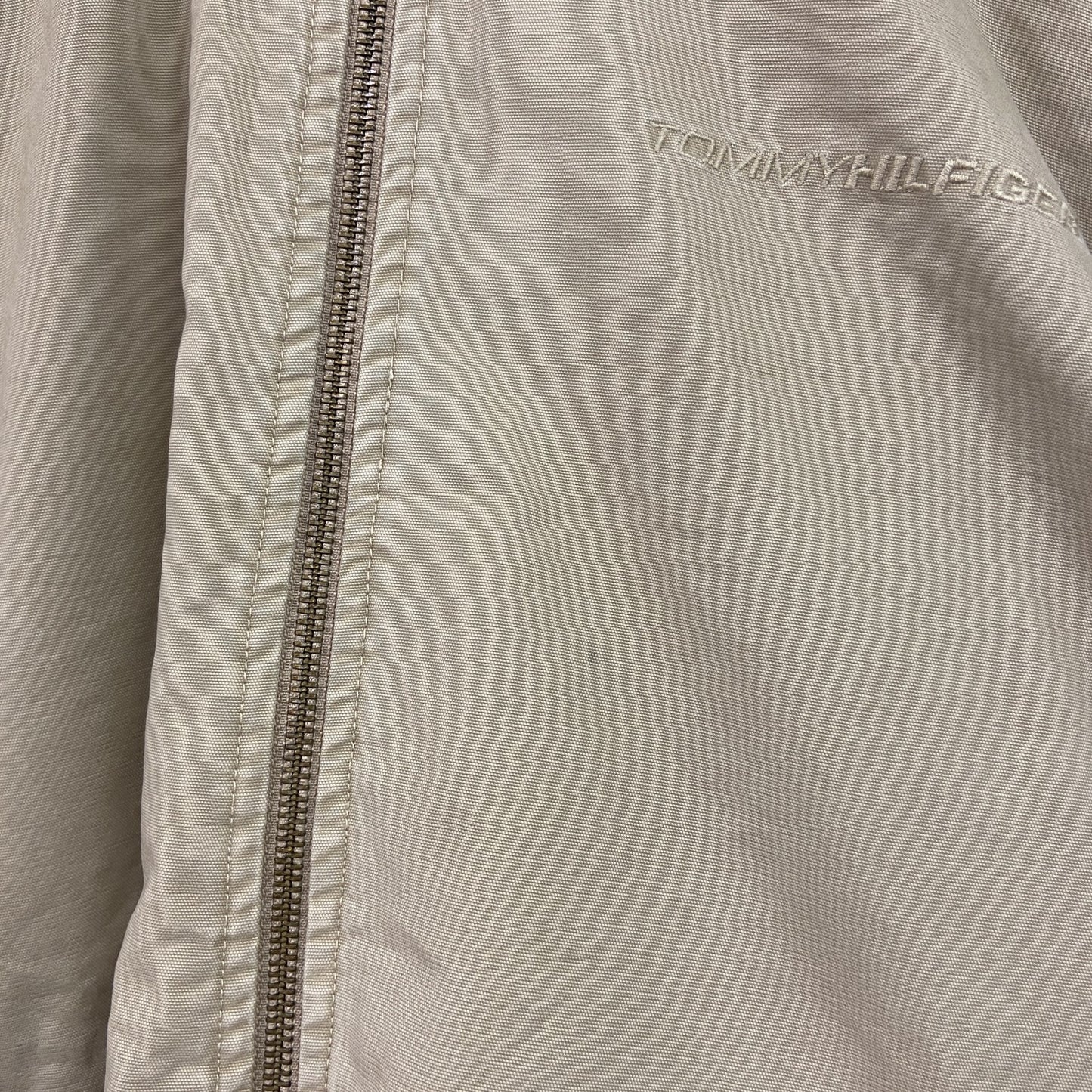 TOMMY HILFIGER　トミーヒルフィガー　フルジップブルゾン　ベージュ　XLサイズ