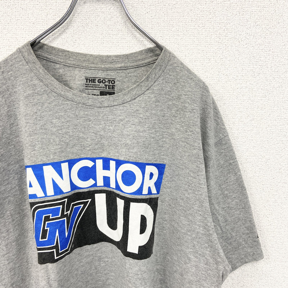 adidas アディダス　半袖プリントＴシャツ　クルーネック　灰色　グレー　evolve　XLサイズ　古着