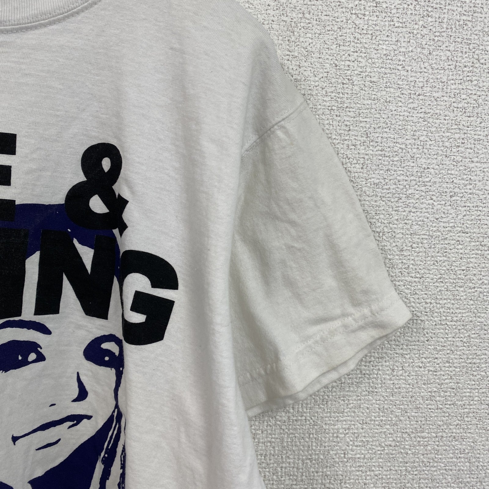 Natural clothes style　半袖プリントTシャツ　ギャルT　ビックデザイン　y2k　白　ホワイト　Mサイズ　古着
