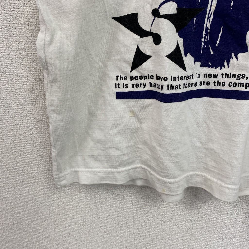 Natural clothes style　半袖プリントTシャツ　ギャルT　ビックデザイン　y2k　白　ホワイト　Mサイズ　古着