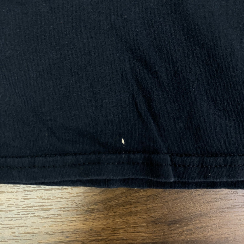 GILDAN　ギルダン　半袖プリントTシャツ　企業T　SANTORO OIL　黒　ブラック　XLサイズ　古着