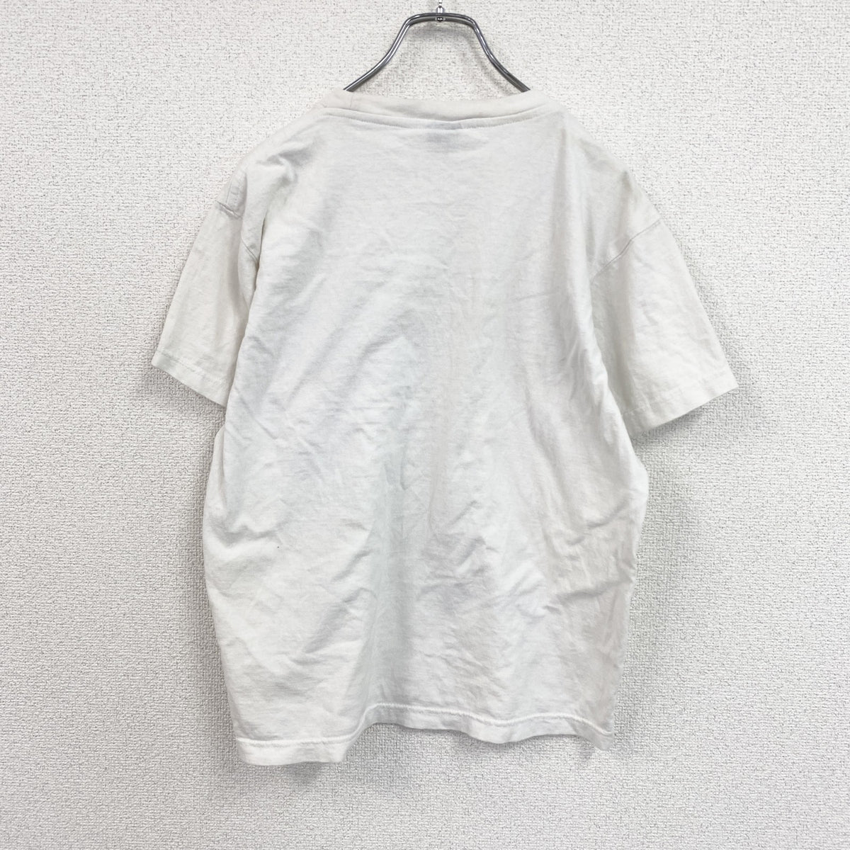 Natural clothes style　半袖プリントTシャツ　ギャルT　ビックデザイン　y2k　白　ホワイト　Mサイズ　古着