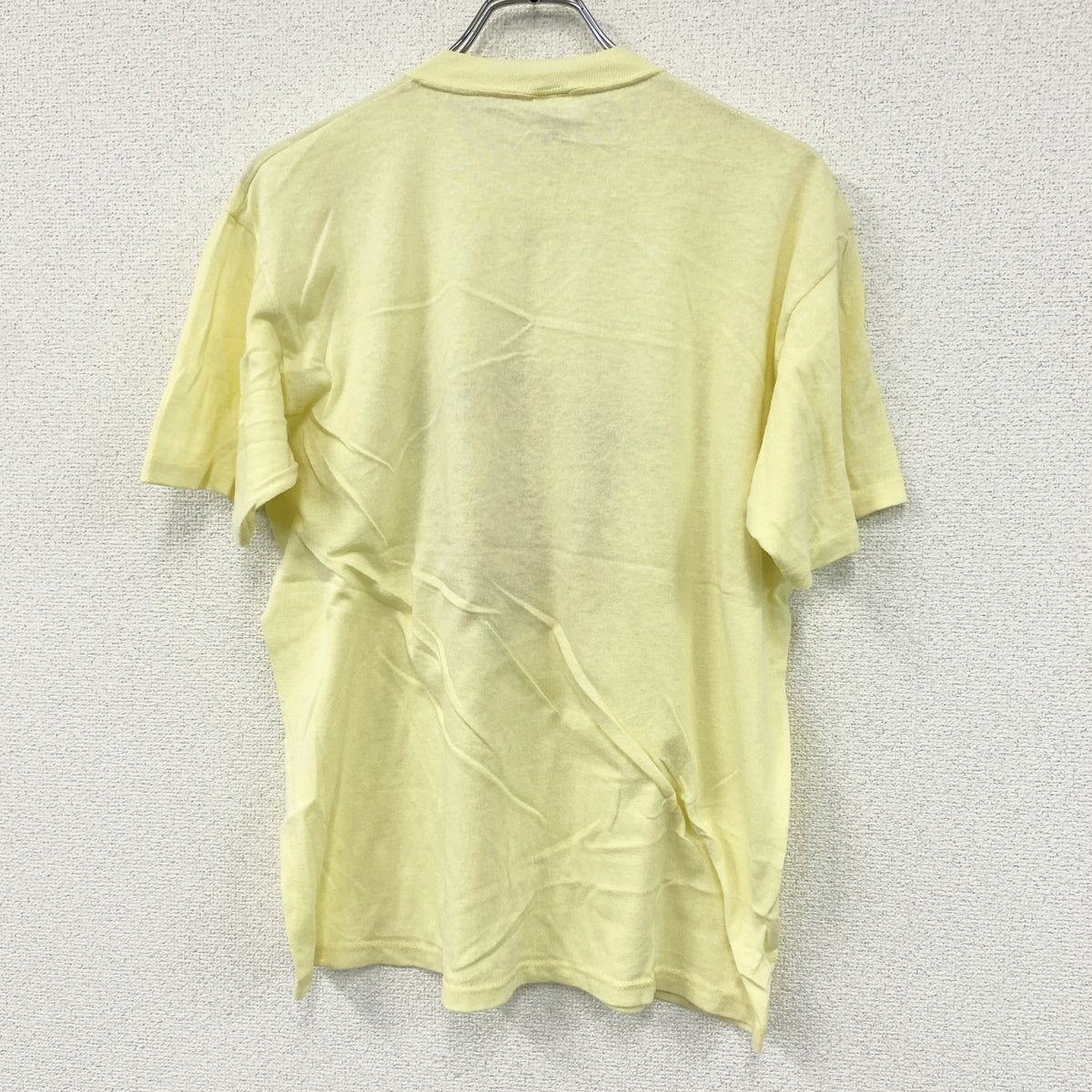 Sports Wear　スポーツウェア　半袖プリントTシャツ　ヴィンテージ　シングルステッチ　黄色　ライトイエロー　XLサイズ　古着