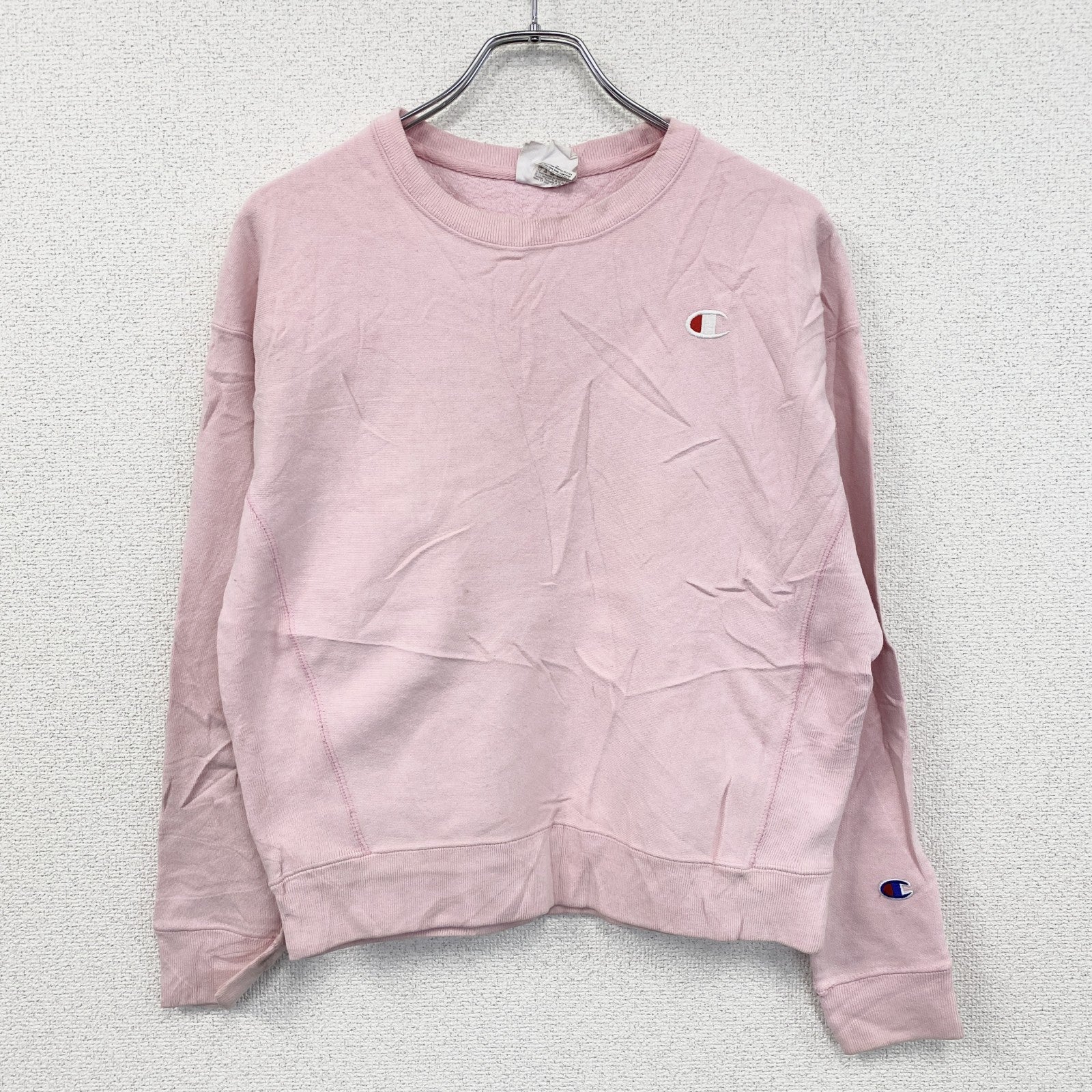 Champion　チャンピオン　リバースウィーブ　スウェット/トレーナー　ピンク　Mサイズ　古着