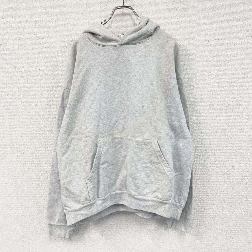 LOS ANGELES APPAREL　ロサンゼルスアパレル　スウェットパーカー/フーディー　14オンス　グレー　XLサイズ　古着