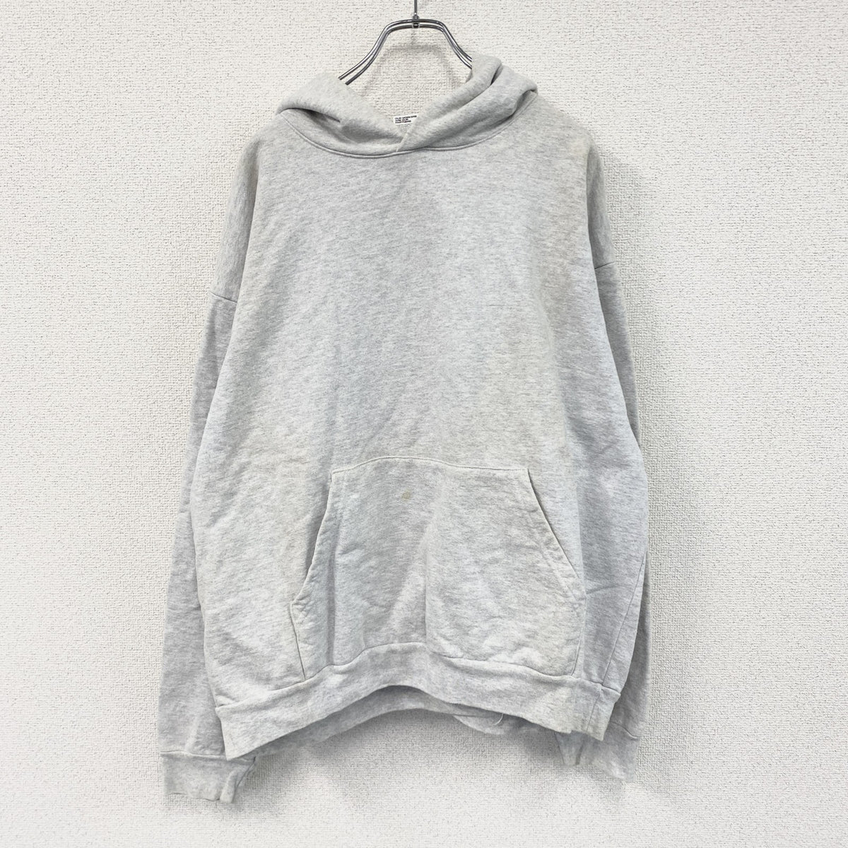 LOS ANGELES APPAREL　ロサンゼルスアパレル　スウェットパーカー/フーディー　14オンス　グレー　XLサイズ　古着