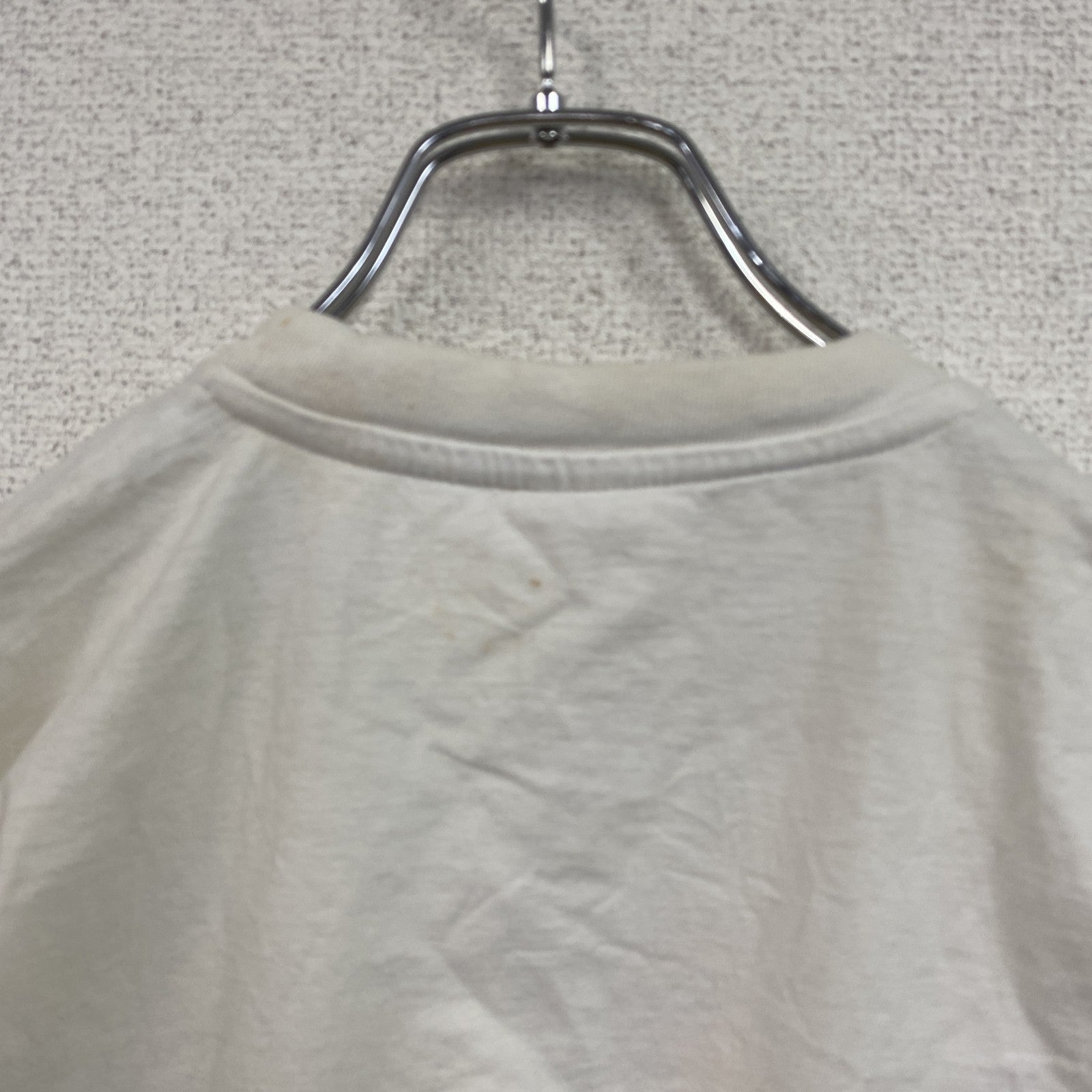 00s　半袖プリントTシャツ　アニマルT　エッフェル塔　ユーロヴィンテージ　白　ホワイト　　古着