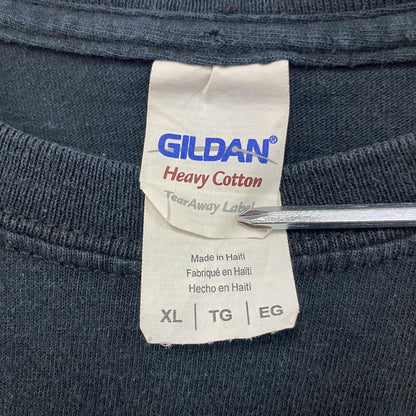 GILDAN　ギルダン　MSU　マーベリックス　半袖プリントTシャツ　フットボール　黒　ブラック　XLサイズ　