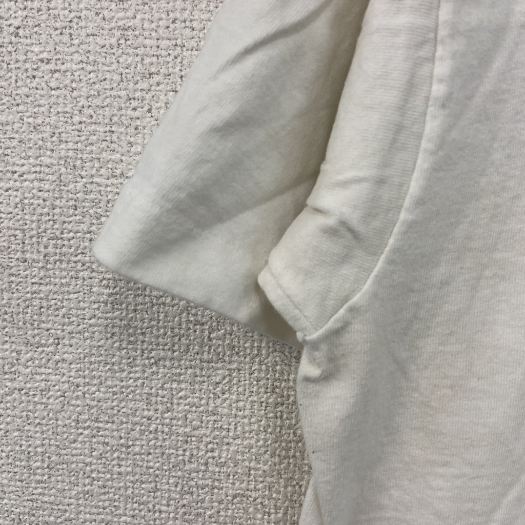 FRUIT OF THE LOOM　フルーツオブザルーム　半袖プリントTシャツ　ヴィンテージ　シングルステッチ　白　ホワイト　Mサイズ カットソー メンズ 古着