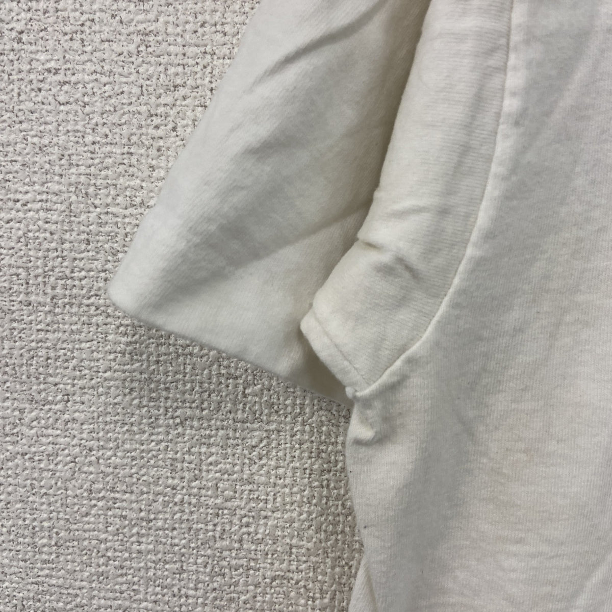 FRUIT OF THE LOOM　フルーツオブザルーム　半袖プリントTシャツ　ヴィンテージ　シングルステッチ　白　ホワイト　Mサイズ カットソー メンズ 古着