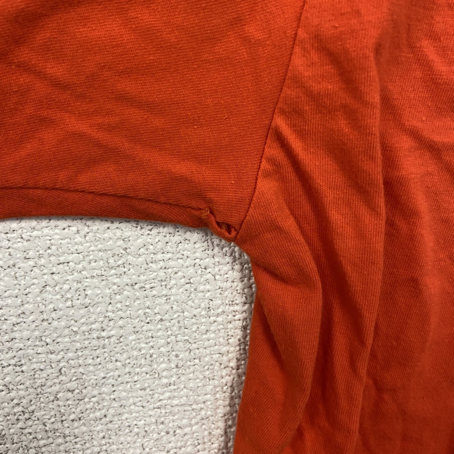 古着 used　NIKE ナイキ　半袖ビックロゴプリントTシャツ　MLB　デトロイトタイガース　オレンジ　野球　Lサイズ