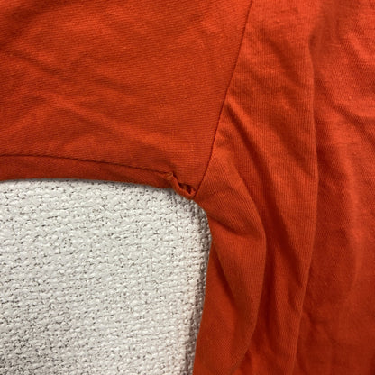 古着 used　NIKE ナイキ　半袖ビックロゴプリントTシャツ　MLB　デトロイトタイガース　オレンジ　野球　Lサイズ