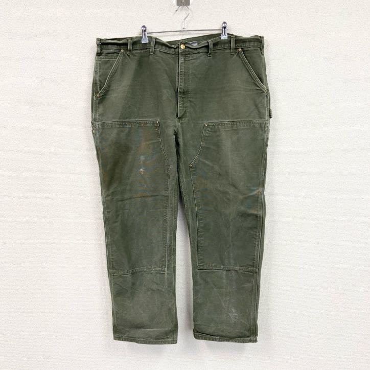 Carhartt　カーハート　ダブルニーダックペインターパンツ　ワークパンツ　ダック地　カーキ　W46