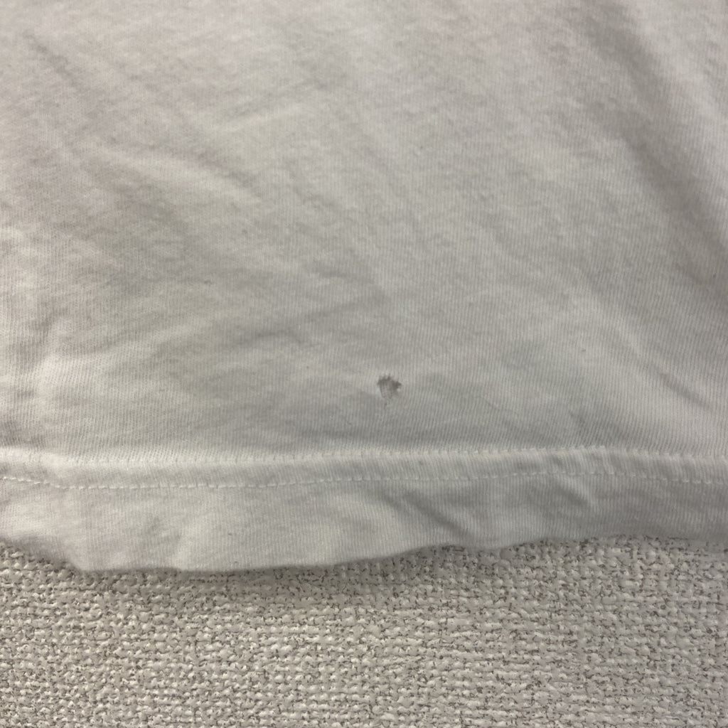 Disney ディズニー　半袖プリントリンガーTシャツ　キャラクター　アメリカ　星条旗デザイン　Sサイズ　古着