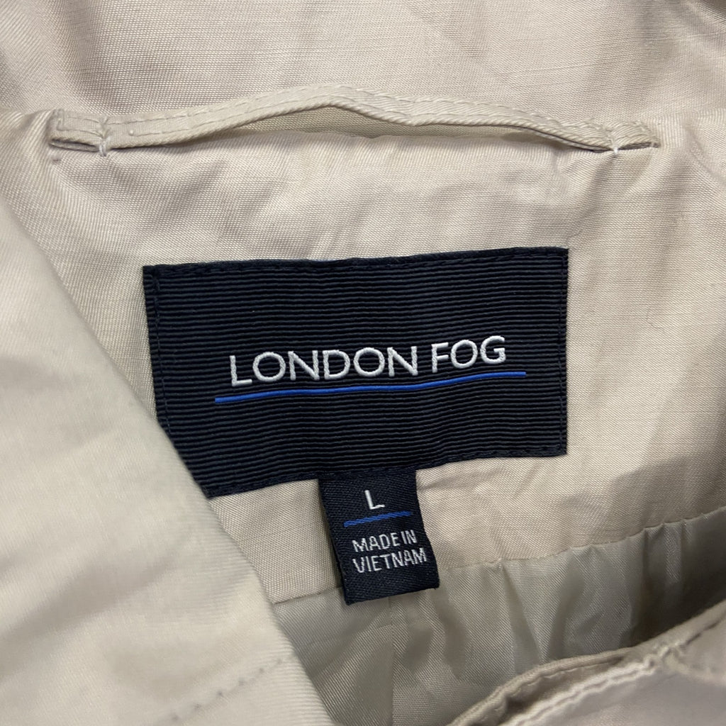 LONDON FOG　ロンドンフォグ　ダブルトレンチコート　ベージュ　Lサイズ　古着