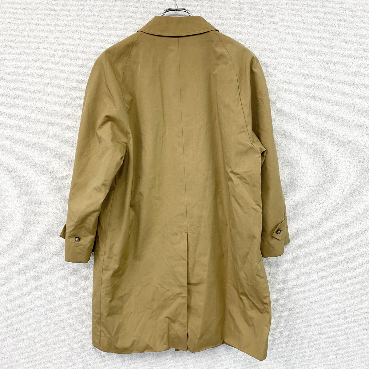DAKS　ダックス　ステンカラーコート　ベージュ　97サイズ バルカラーコート メンズ ポリエステル 古着