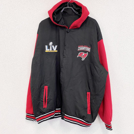 NFL　スタジャン/スタジアムジャケット　中綿ジャケット　黒　ブラック