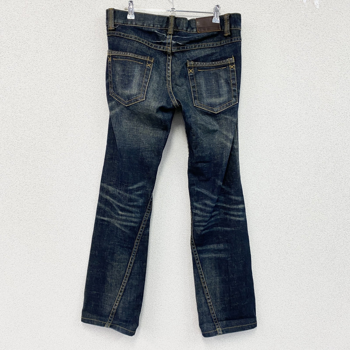 MEN'S MELROSE　メンズメルローズ　デニムパンツ/ジーンズ　ジップフライ　インディゴ　4サイズ コットン 古着