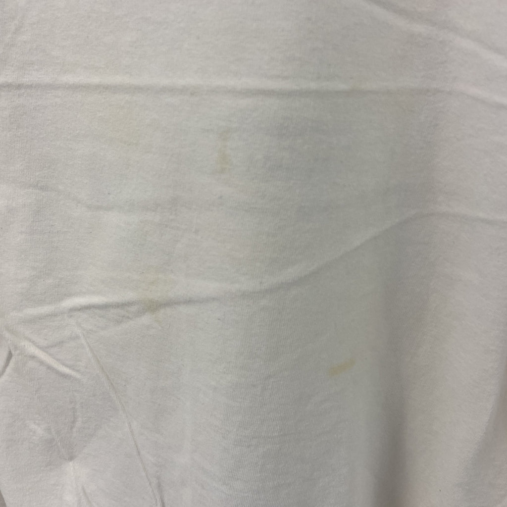 半袖プリントTシャツ　シングルステッチ　ヴィンテージ　白　ホワイト カットソー メンズ 古着