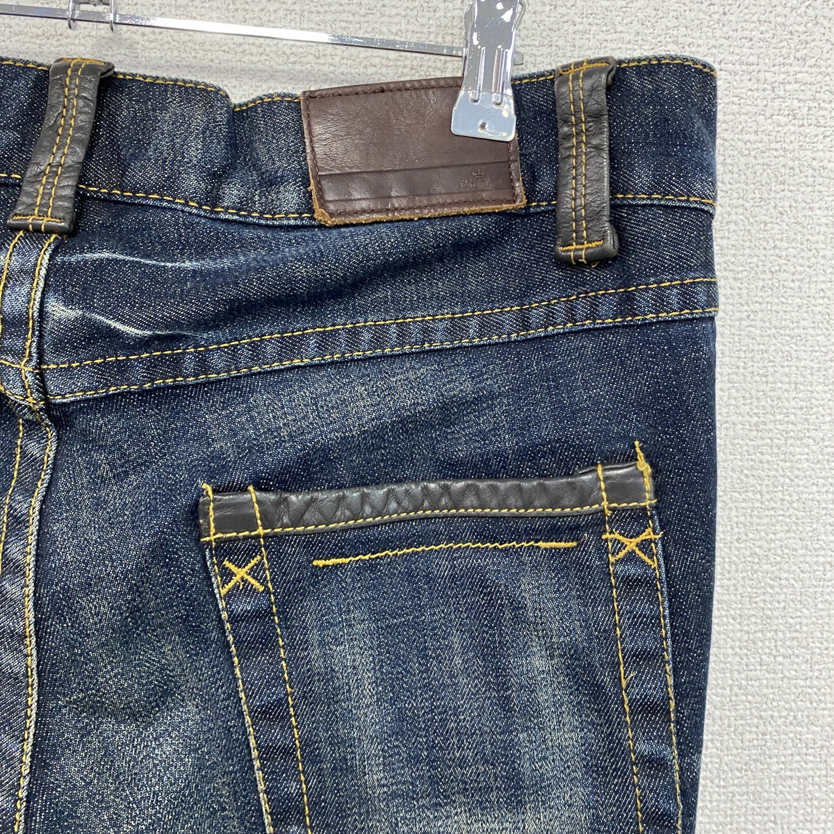 MEN'S MELROSE　メンズメルローズ　デニムパンツ/ジーンズ　ジップフライ　インディゴ　4サイズ コットン 古着