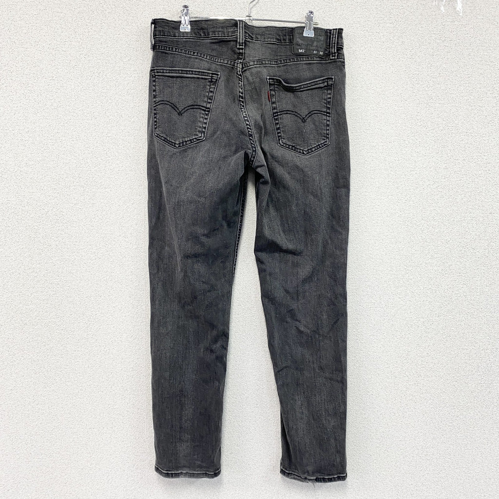 Levi's　リーバイス　541　デニムパンツ/ジーンズ　ジップフライ　黒　ブラック　W33サイズ メンズ コットン 古着