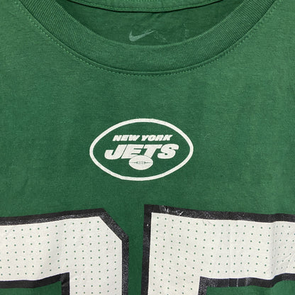 古着 used　NIKE ナイキ　NFL　NEW YORK JETS　半袖プリントTシャツ　95　緑　グリーン　Mサイズ