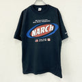 Murina　マリーナ　半袖プリントTシャツ　ヴィンテージ　シングルステッチ　黒　ブラック　XLサイズ　古着