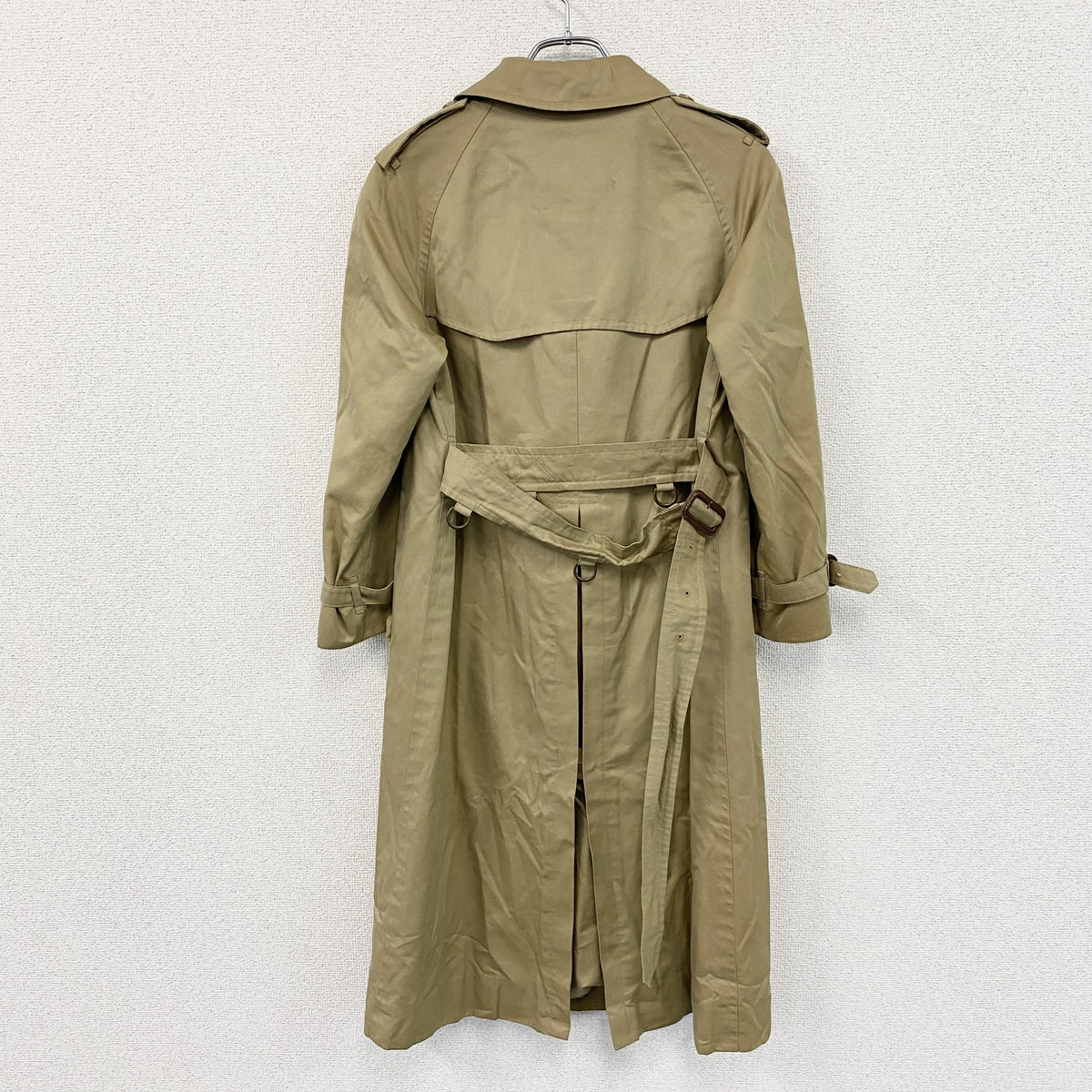 ～90s　DAKS　ダックス　トレンチコート　ベージュ　7AB2サイズ　古着