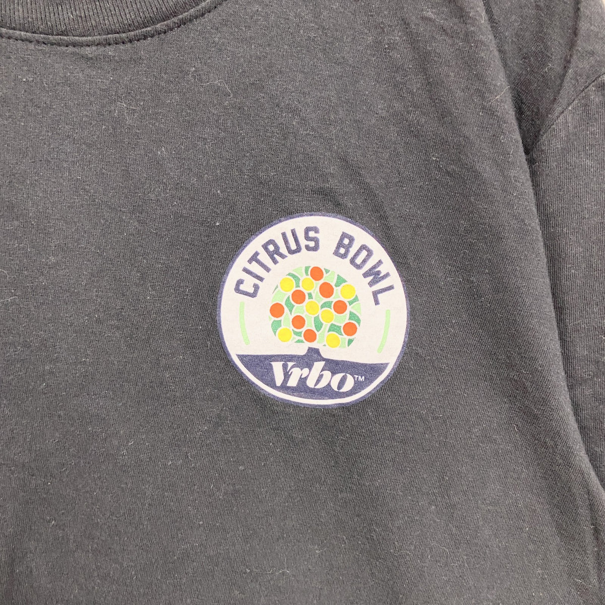 NIKE ナイキ　JORDAN ジョーダン　半袖ワンポイントプリントTシャツ　CITRUS BOWL　黒　ブラック　Sサイズ　古着