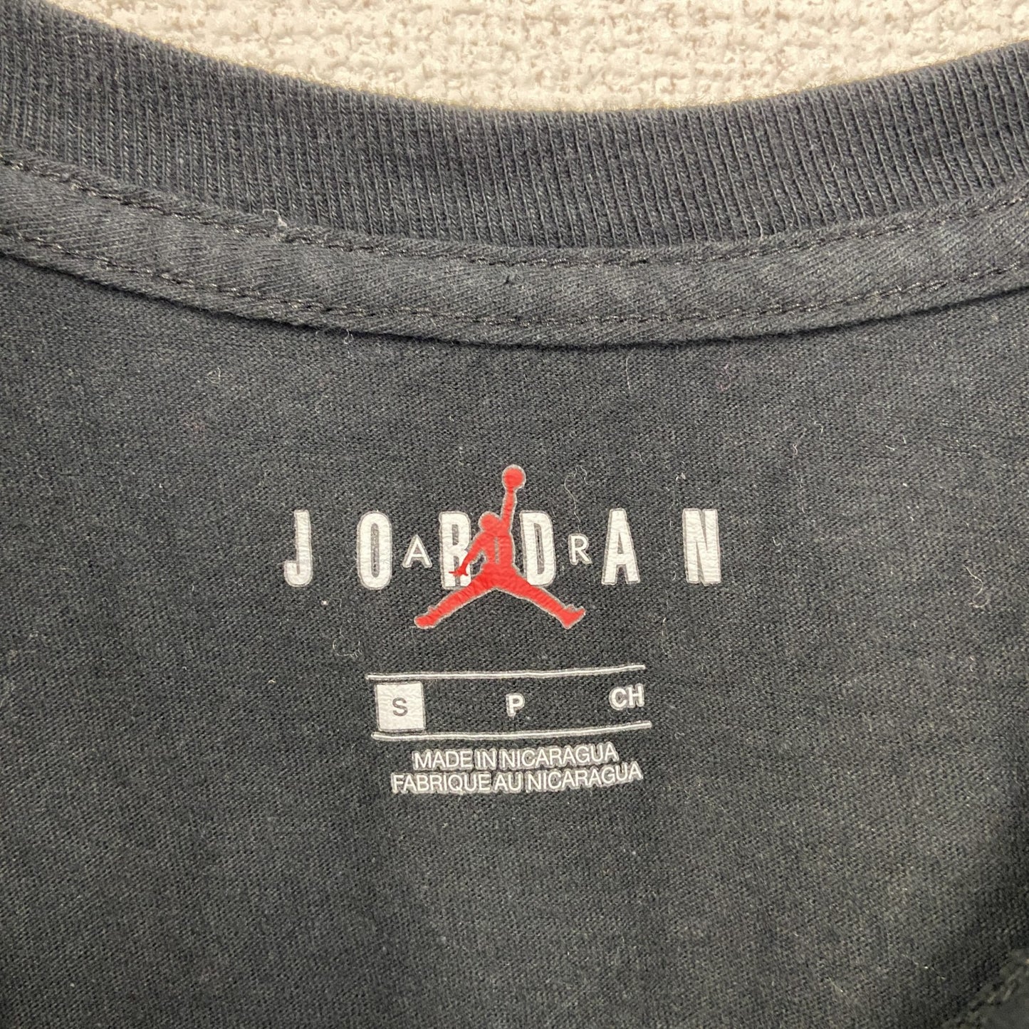 古着 used　NIKE ナイキ　JORDAN ジョーダン　半袖ワンポイントプリントTシャツ　CITRUS BOWL　黒　Sサイズ