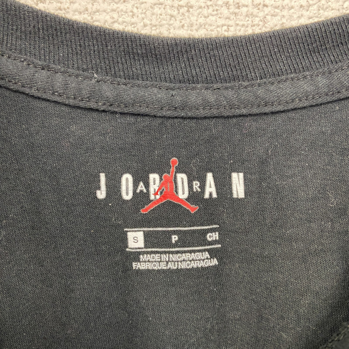 NIKE ナイキ　JORDAN ジョーダン　半袖ワンポイントプリントTシャツ　CITRUS BOWL　黒　ブラック　Sサイズ　古着