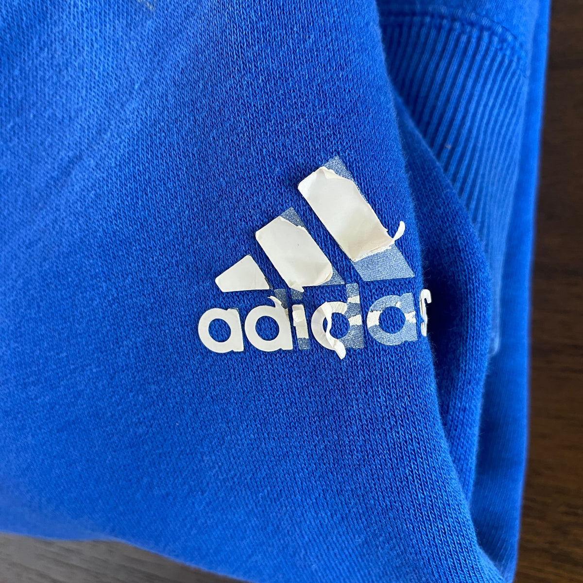 adidas　アディダス　スウェット/トレーナー　青　ブルー　Mサイズ　古着