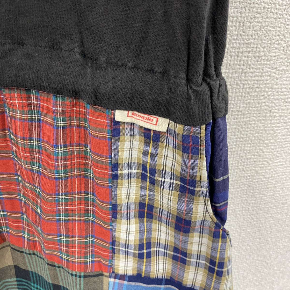 90s　Hanes　ヘインズ　sample　サンプル　チュニック　リメイク　USA製　黒　ブラック　XLサイズ　古着
