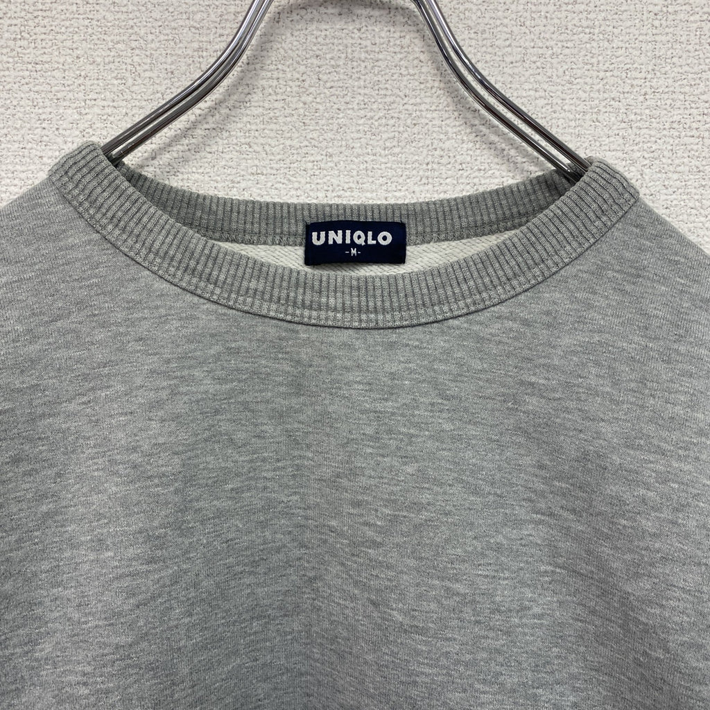 ～00s　OLD UNIQLO　オールドユニクロ　スウェット/トレーナー　ヴィンテージ　グレー　灰色　Mサイズ　古着