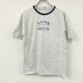 BASIC TEES　半袖プリントTシャツ　霜降りグレー　Mサイズ　古着