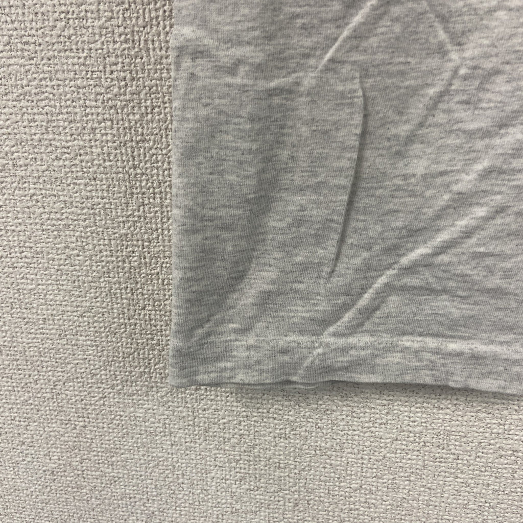 BASIC TEES　半袖プリントTシャツ　霜降りグレー　Mサイズ　古着