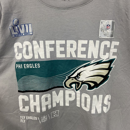 古着 used　NIKE ナイキ　NFL　フィラデルフィアイーグル　半袖プリントTシャツ　グレー　灰色　アメフト　Mサイズ