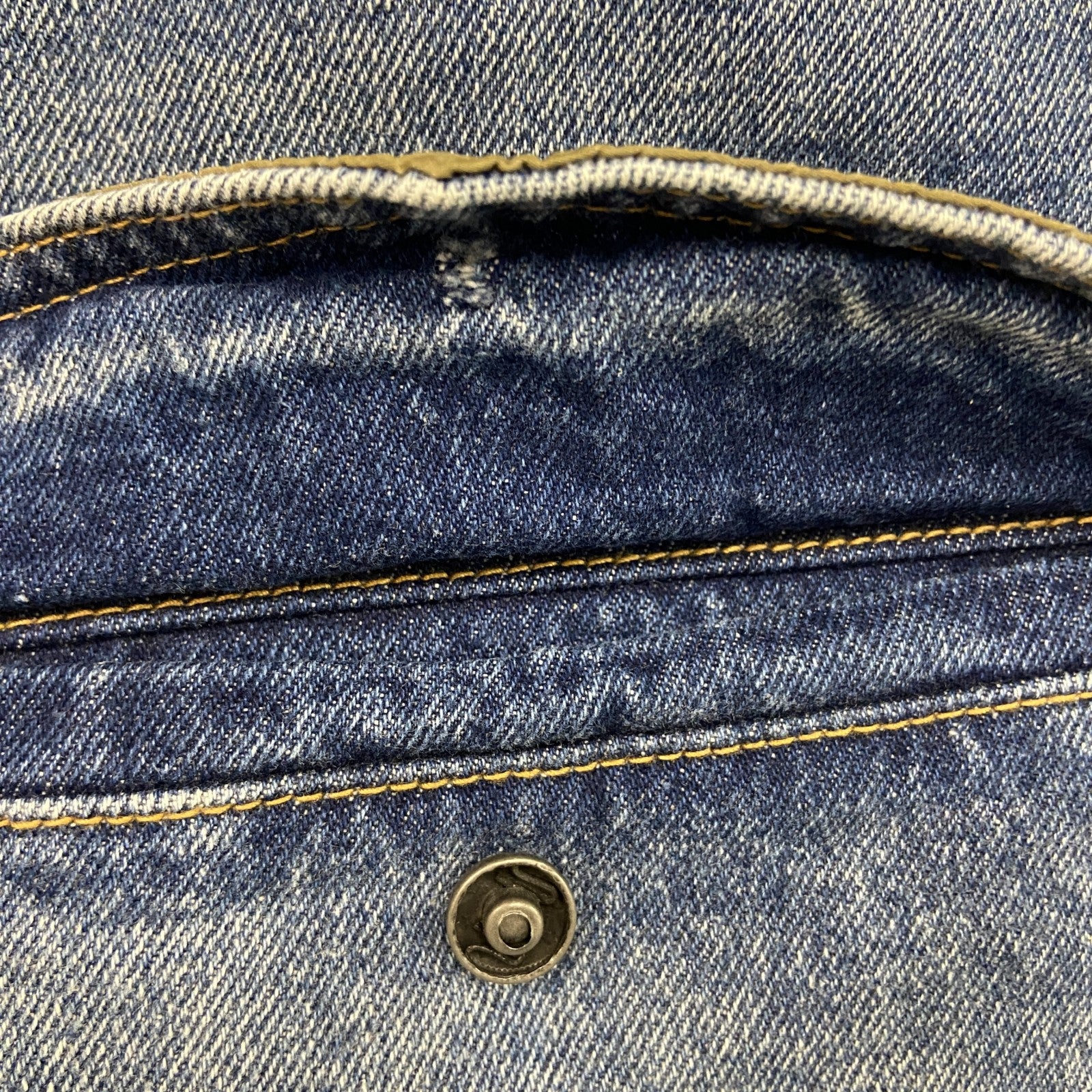 DESIGUAL　デシグアル　パッチワークデニムパンツ/ジーンズ　ジップフライ　インディゴ　W34サイズ　古着