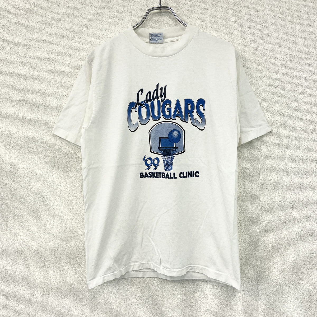 ALL Sport　半袖プリントTシャツ　ヴィンテージ　シングルステッチ　白　ホワイト　Lサイズ　古着