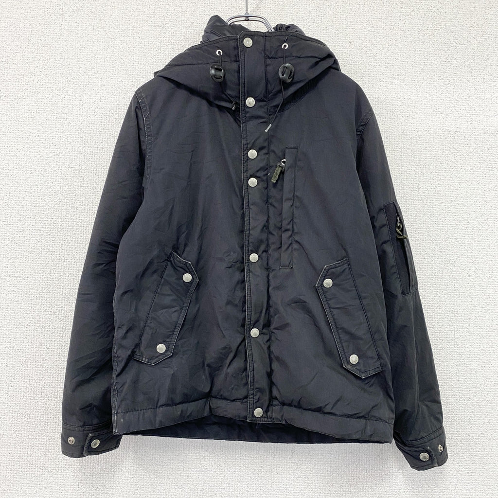 THE NORTH FACE　ノースフェイス　65/35 マウンテンショートダウンパーカ　ダウンジャケット/フーディー　黒　ブラック　Sサイズ　古着