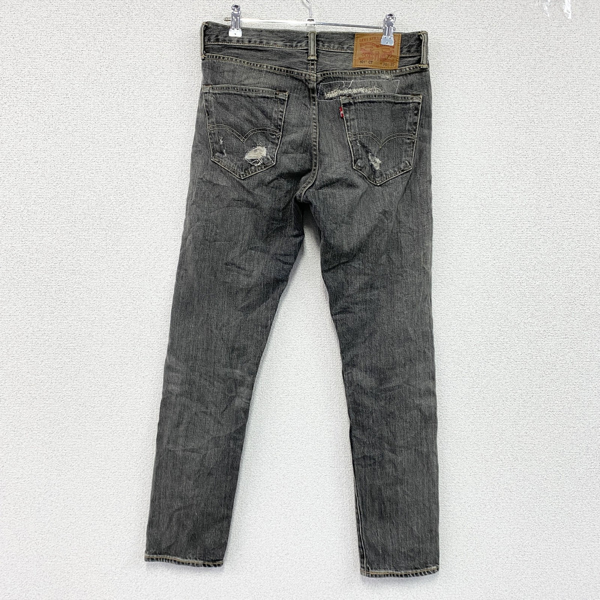 Levi's　リーバイス　501　デニムパンツ/ジーンズ　ボタンフライ　黒　ブラック　W30サイズ　古着